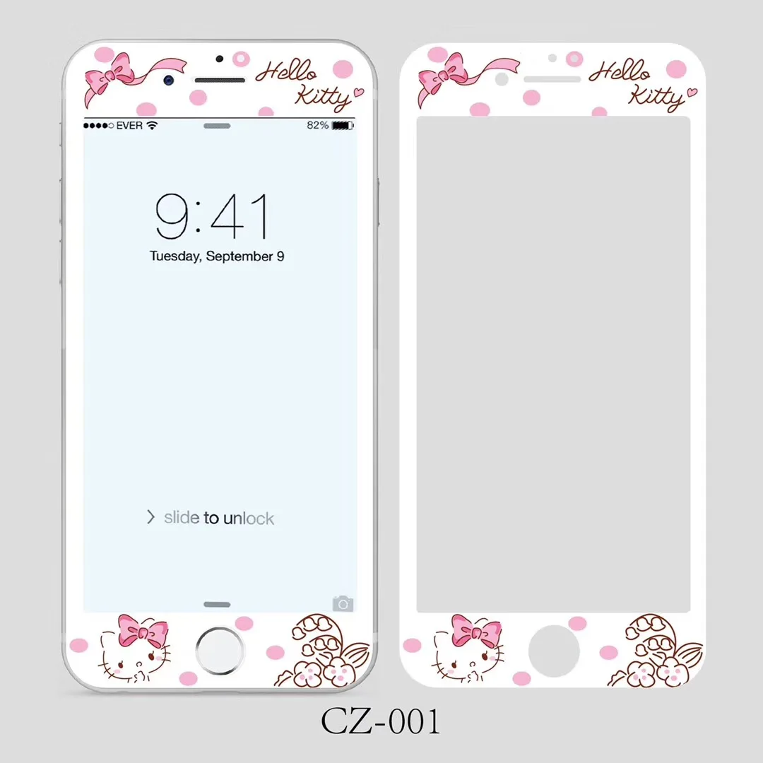 3D 9H Soft Edge Japanese Cartoon KT Cat Pattern Screen Protector For iPhone 7 6 6S 8 Plus Tempered Glass Protective Film
3D 9H Soft Edge Japanese Cartoon KT Cat Pattern Screen Protector For iPhone 7 6 6S 8 Plus Tempered Glass Protective Film