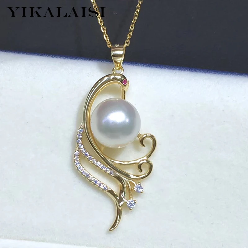 YIKALAISI 925 Sterling Silver Jewelry Pearl Pendants Peacock Natural Oblate Pearl jewelry 11-12mm Pendants For Women wholesale
YIKALAISI 925 Sterling Silver Jewelry Pearl Pendants Peacock Natural Oblate Pearl jewelry 11-12mm Pendants For Women wholesale