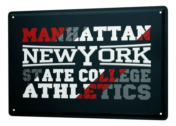 Wall Decoration Home Club Clubhouse 12*8 Inch Metal Plate Manhattan New York State College Athletice Tin Sign Metal Retro Plaque
Wall Decoration Home Club Clubhouse 12*8 Inch Metal Plate Manhattan New York State College Athletice Tin Sign Metal Retro Plaque