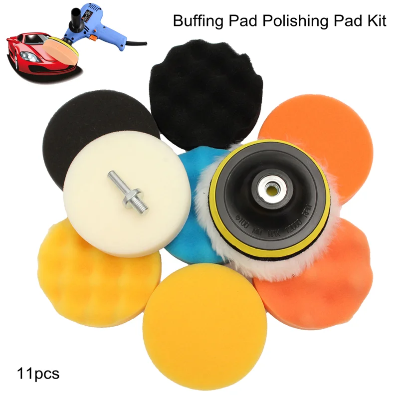 Набор полировальных насадок 11 шт./компл., 4 дюйма, 100 мм, набор полировальных насадок для часов, стекла, автомобильных полировальных насадок, адаптер для дрели M10, резьбовые абразивные инструменты 
Набор полировальных насадок 11 шт./компл., 4 дюйма, 100 мм, набор полировальных насадок для часов, стекла, автомобильных полировальных насадок, адаптер для дрели M10, резьбовые абразивные инструменты