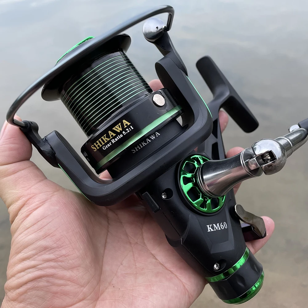 Brake Reel 4+1BB High Speed 5.2:1 Gear Ratio Front And Rear Double Unloading Spinning Fishing Reel Saltwater Freshwater 
Brake Reel 4+1BB High Speed 5.2:1 Gear Ratio Front And Rear Double Unloading Spinning Fishing Reel Saltwater Freshwater