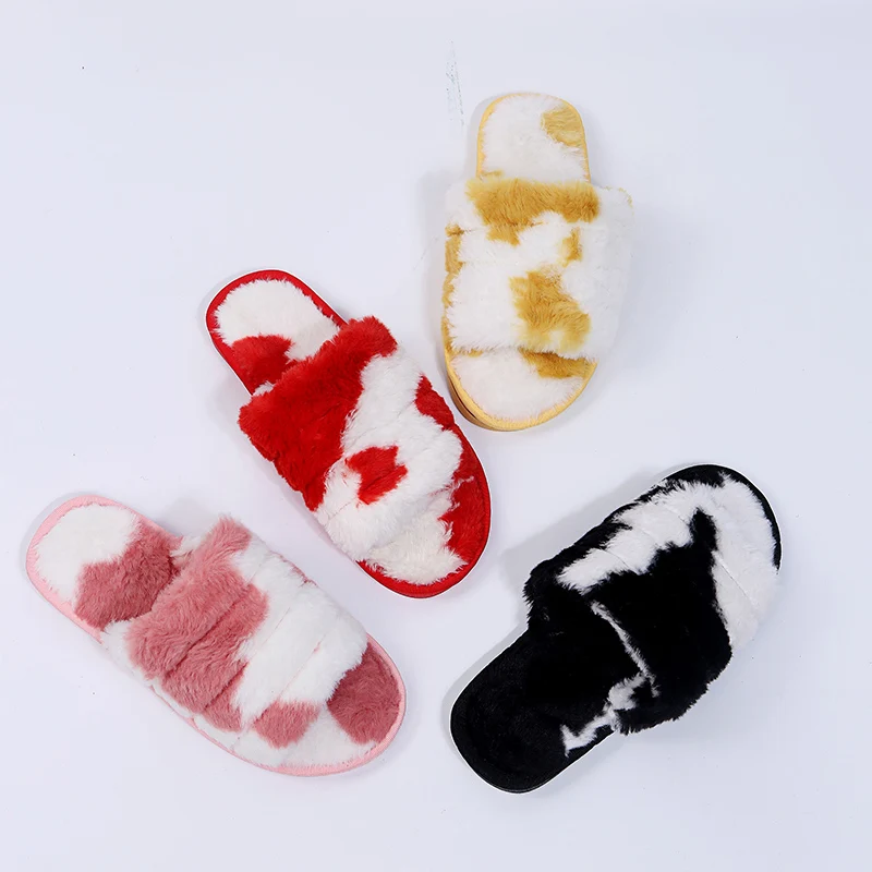 2021 Winter New Home Women Fur Slippers Fashion Irregular Mixed-Color Ladies Fluffy Slippers Bedroom Flat Girls Warm Plush Shoes
2021 Winter New Home Women Fur Slippers Fashion Irregular Mixed-Color Ladies Fluffy Slippers Bedroom Flat Girls Warm Plush Shoes