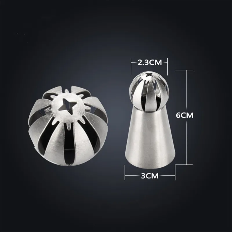 Russian 22 Styles Ball Shape Icing Piping Nozzles Stainless Steel Pastry Cream Cupcake Tips Bakeware Cake Decorating Tools
Russian 22 Styles Ball Shape Icing Piping Nozzles Stainless Steel Pastry Cream Cupcake Tips Bakeware Cake Decorating Tools