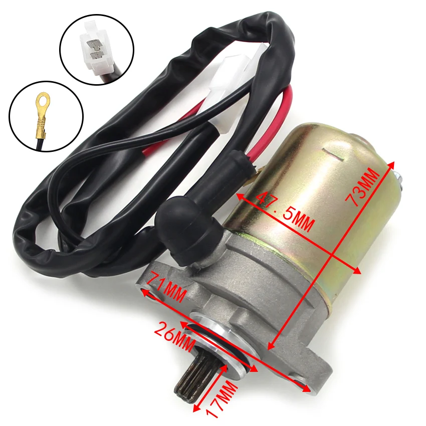 Motorcycle Electric Starter Motor Starting For Can-Am Mini DS50 DS90 2002 2003 - 2005 2006 Quest 50 2-strokes 2003 A31200116000
Motorcycle Electric Starter Motor Starting For Can-Am Mini DS50 DS90 2002 2003 - 2005 2006 Quest 50 2-strokes 2003 A31200116000