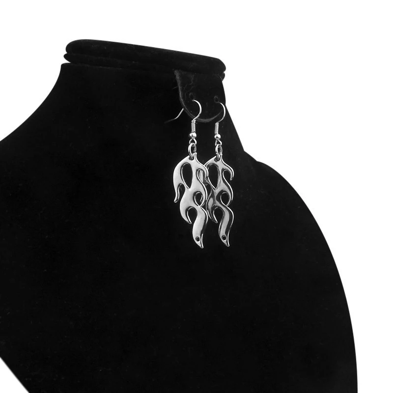 New Geometric Chic Hip Hop Flame Dangle Earrings Harajuku Punk Rock Earrings For Women Girls Fashion Jewelry Accessories
New Geometric Chic Hip Hop Flame Dangle Earrings Harajuku Punk Rock Earrings For Women Girls Fashion Jewelry Accessories