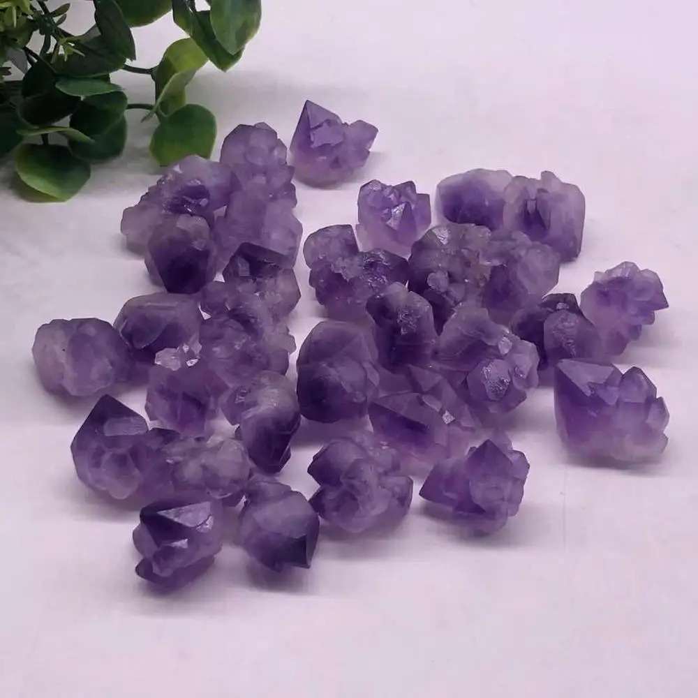 Natural amethyst gravel amethyst amethyst cluster amethyst quartz standard amethyst backbone DIY jewelry stone
Natural amethyst gravel amethyst amethyst cluster amethyst quartz standard amethyst backbone DIY jewelry stone