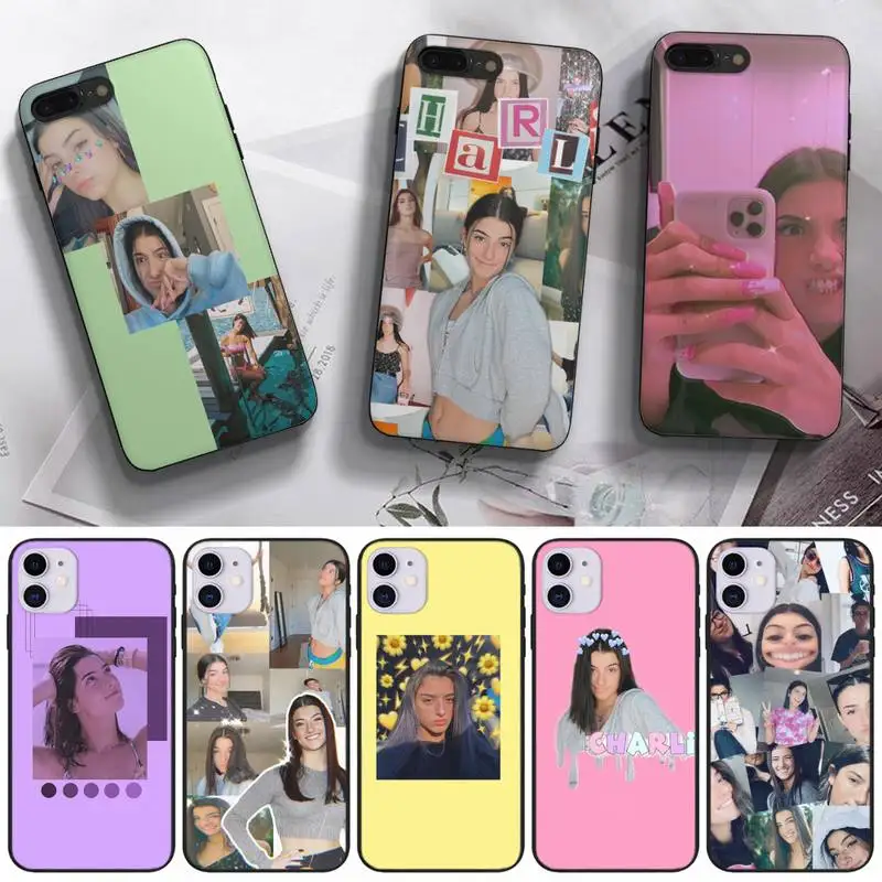 Charli D' Amelio Phone Case For Iphone 5 5s Se 2 6 6s 7 8 12 Mini Plus X XS XR 11 PRO MAX Black Shell
Charli D' Amelio Phone Case For Iphone 5 5s Se 2 6 6s 7 8 12 Mini Plus X XS XR 11 PRO MAX Black Shell