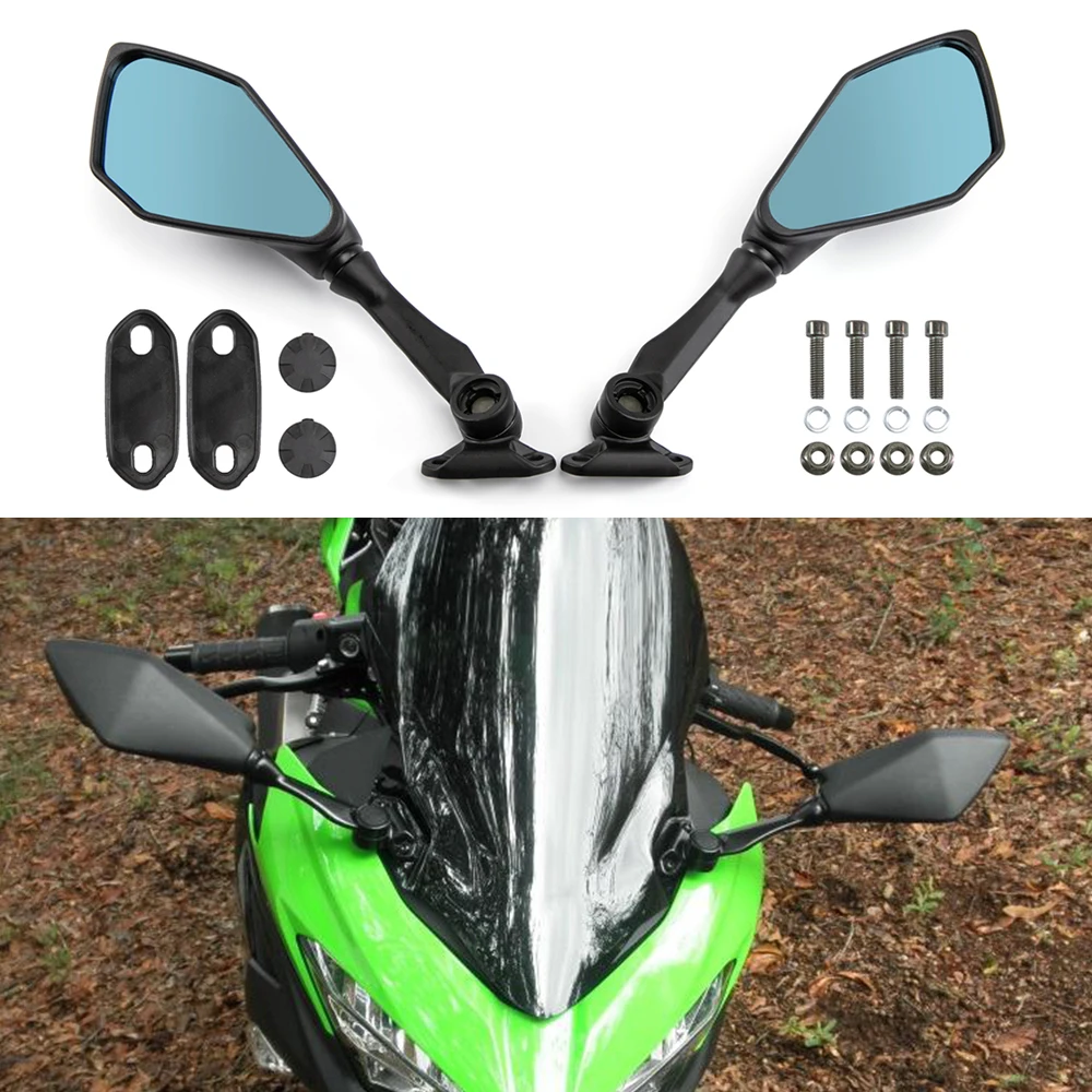 Motorcycle Mirrors Rear View Mirror Adjustment For Kawasaki Ninja 300 Ninja 250 ZX 6R 636 300R EX300 ABS 2011-2018
Motorcycle Mirrors Rear View Mirror Adjustment For Kawasaki Ninja 300 Ninja 250 ZX 6R 636 300R EX300 ABS 2011-2018