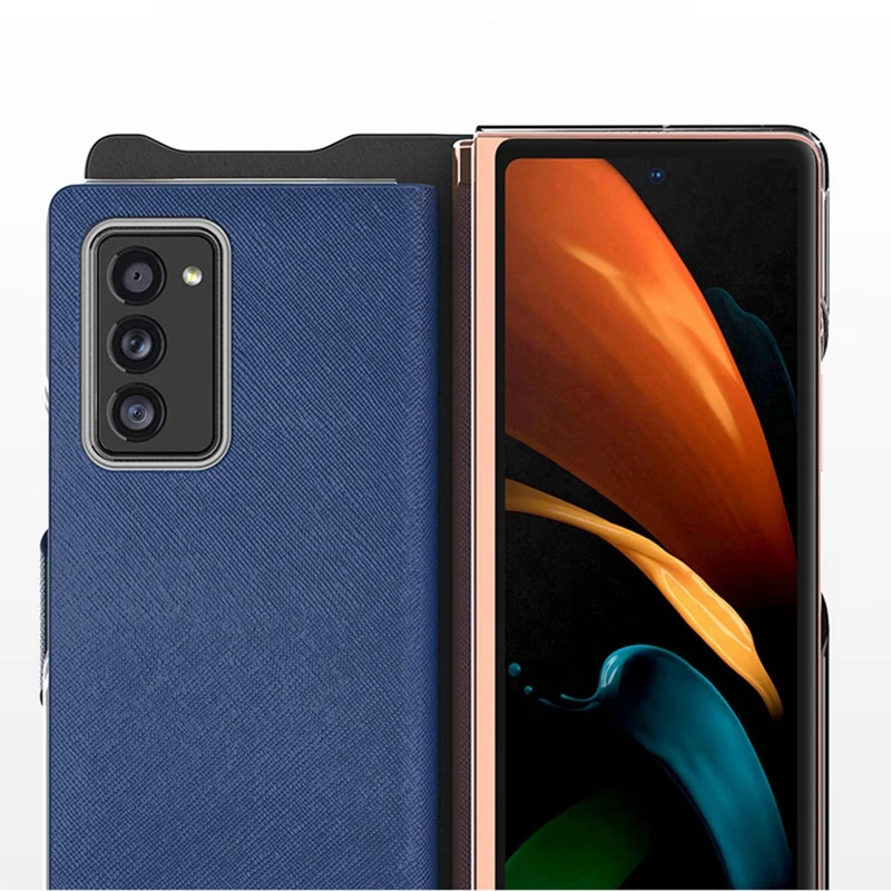 Leather Flip Phone Case Wallet Type Waterproof Phone Case Suitable for Samsung Galaxy Z Fold 2 5G Phone Case 
Leather Flip Phone Case Wallet Type Waterproof Phone Case Suitable for Samsung Galaxy Z Fold 2 5G Phone Case
