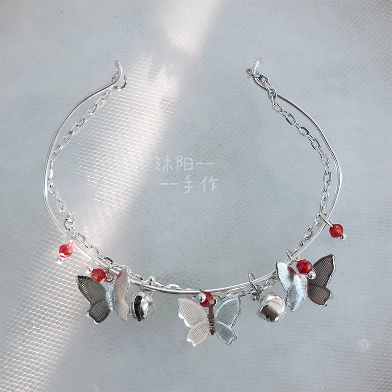 Anime Tian Guan Ci Fu Xie Lian Hua Cheng Silver Butterfly Bracelet Earrings Wristband Hand Chain Fashion Birthday Gifts
Anime Tian Guan Ci Fu Xie Lian Hua Cheng Silver Butterfly Bracelet Earrings Wristband Hand Chain Fashion Birthday Gifts