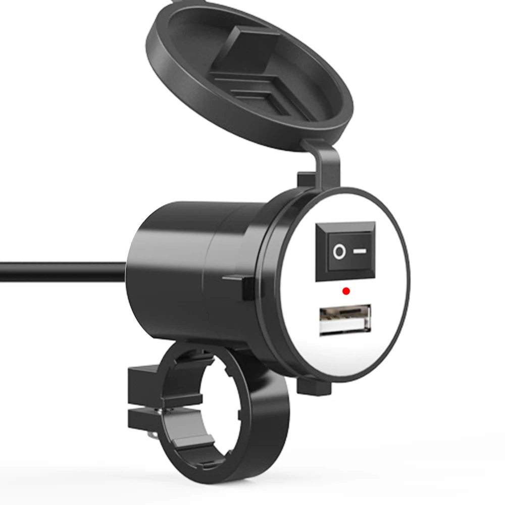 9-24V Motorbike Phone Waterproof Charger USB Car Universal Charger Motorcycle USB Charger with Switch Cigarette Lighter Socket
9-24V Motorbike Phone Waterproof Charger USB Car Universal Charger Motorcycle USB Charger with Switch Cigarette Lighter Socket