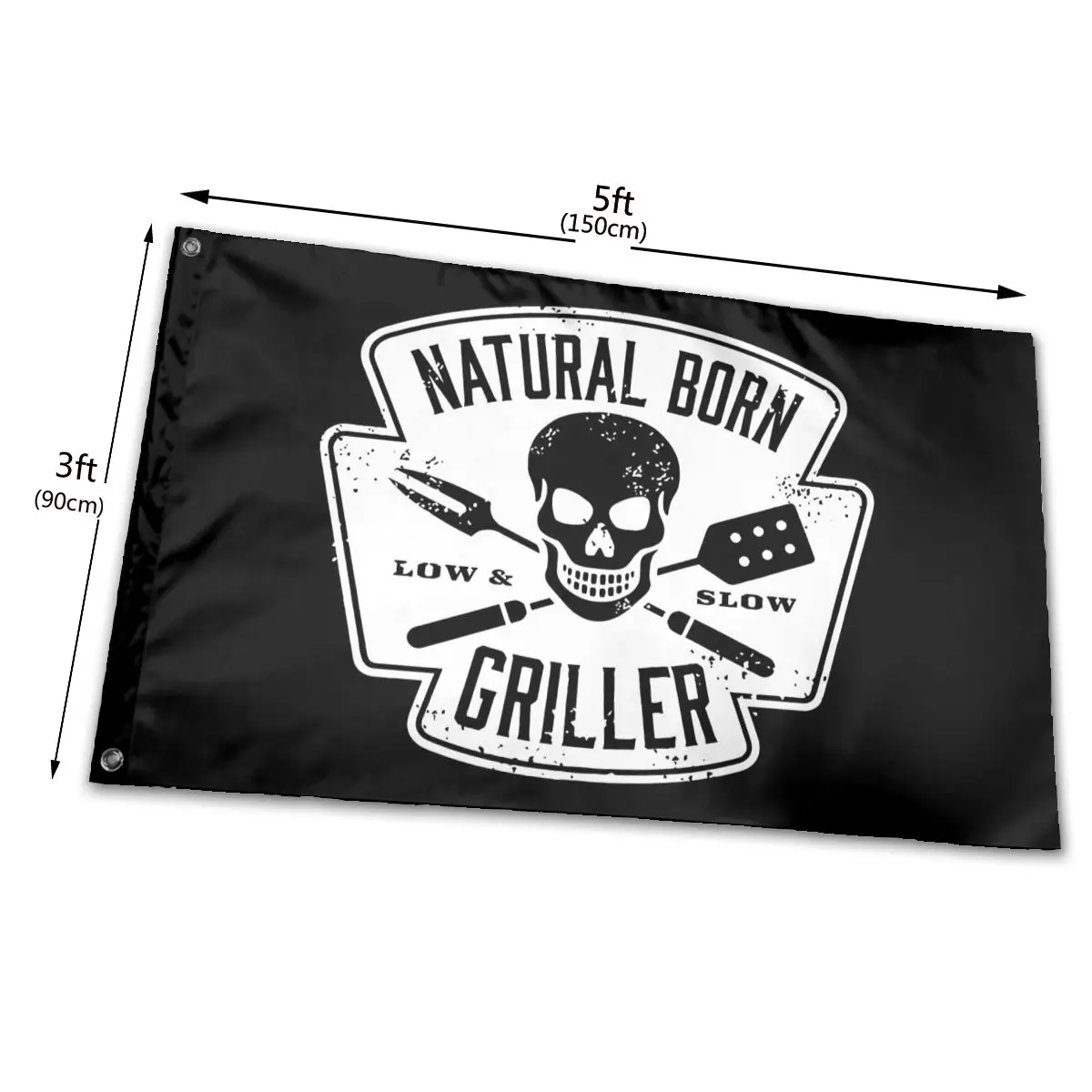 Grill Bbq Griller Cook Funny Camping Grillman Low and Slow Funny Creative Design Flag
Grill Bbq Griller Cook Funny Camping Grillman Low and Slow Funny Creative Design Flag