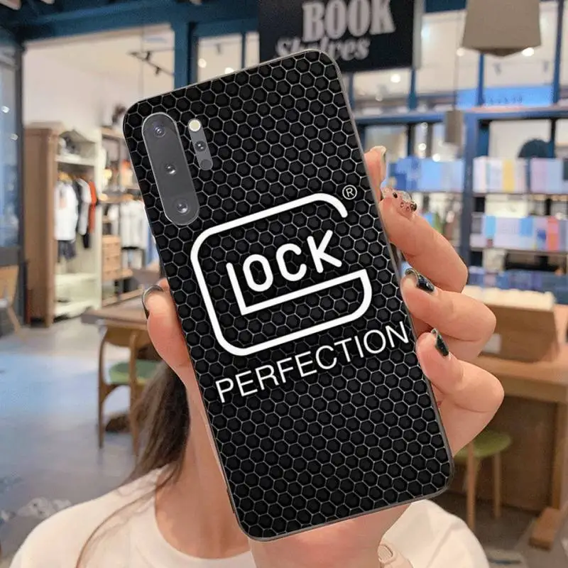 Чехол CUTEWANAN Glock Handgun для телефона Samsung Note 7 8 9 10 Lite Plus Galaxy J7 J8 J6 2018 Prime | Мобильные