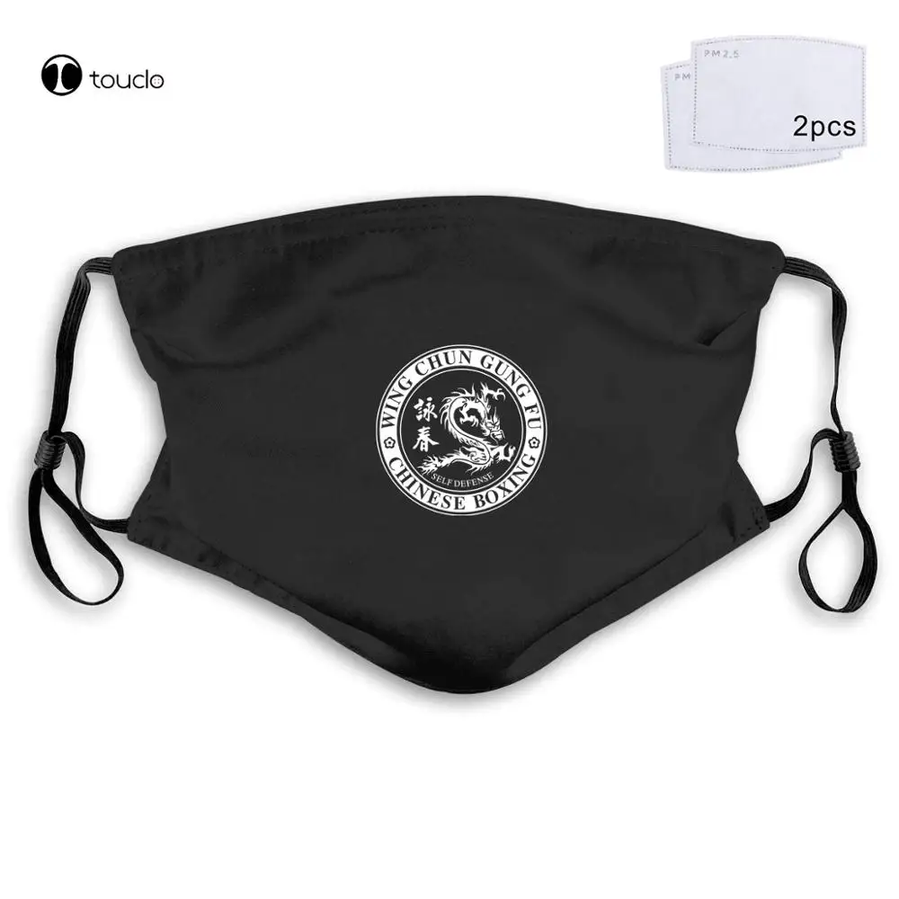 Маска для лица Wing Chun Kung Fu, мужская маска с фильтром для боевых искусств, многоразовая, моющаяся 
Маска для лица Wing Chun Kung Fu, мужская маска с фильтром для боевых искусств, многоразовая, моющаяся