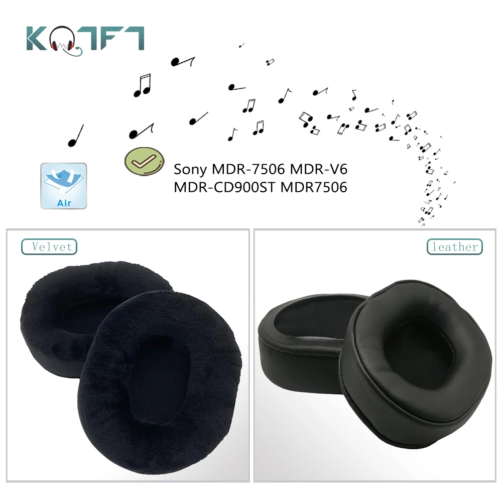 KQTFT 1 Pair of Velvet Replacement EarPads for Sony MDR-7506 MDR-V6 MDR-CD900ST MDR7506 Headset Earmuff Cover Cushion Cups
KQTFT 1 Pair of Velvet Replacement EarPads for Sony MDR-7506 MDR-V6 MDR-CD900ST MDR7506 Headset Earmuff Cover Cushion Cups