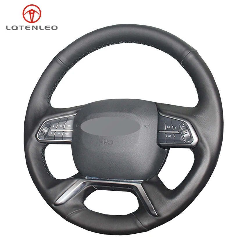 LQTENLEO Black Genuine Leather Hand-stitched Car Steering Wheel Cover For Great Wall Haval Hover H2S H6 2017-2019 H4 2018 2019
LQTENLEO Black Genuine Leather Hand-stitched Car Steering Wheel Cover For Great Wall Haval Hover H2S H6 2017-2019 H4 2018 2019