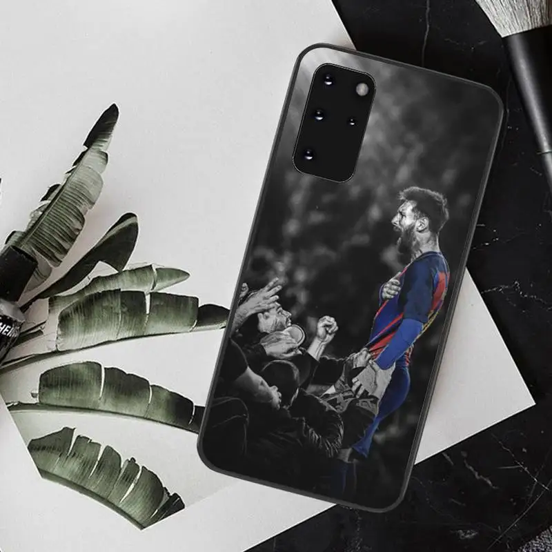 

CUTEWANAN Lionel Messi DIY Printing Phone Case cover Shell for Samsung S20 plus Ultra S6 S7 edge S8 S9 plus S10 5G