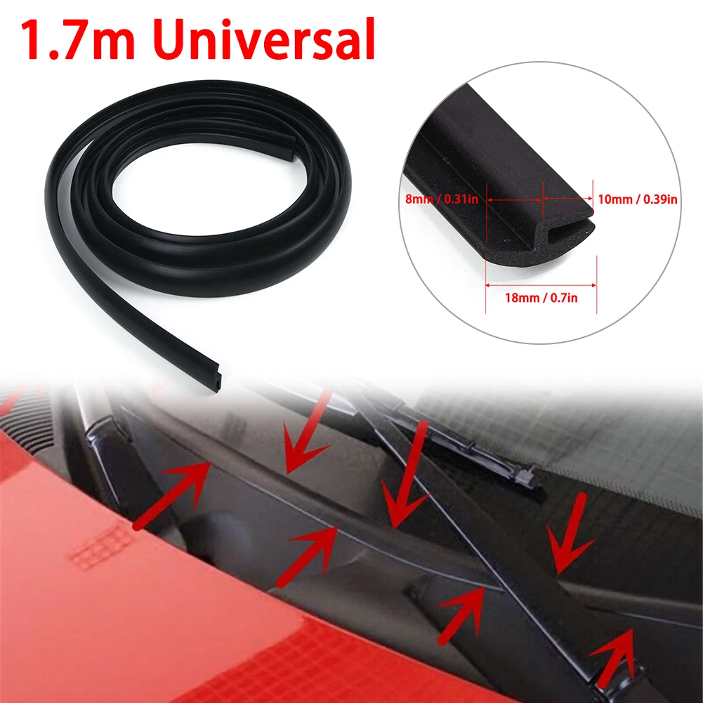 Sealing Strip Rubber Windshield Universal 2m Wiper H-shaped Sealing Panel Under Seal 1.7m Black Car Universal Auto Accesorios
Sealing Strip Rubber Windshield Universal 2m Wiper H-shaped Sealing Panel Under Seal 1.7m Black Car Universal Auto Accesorios