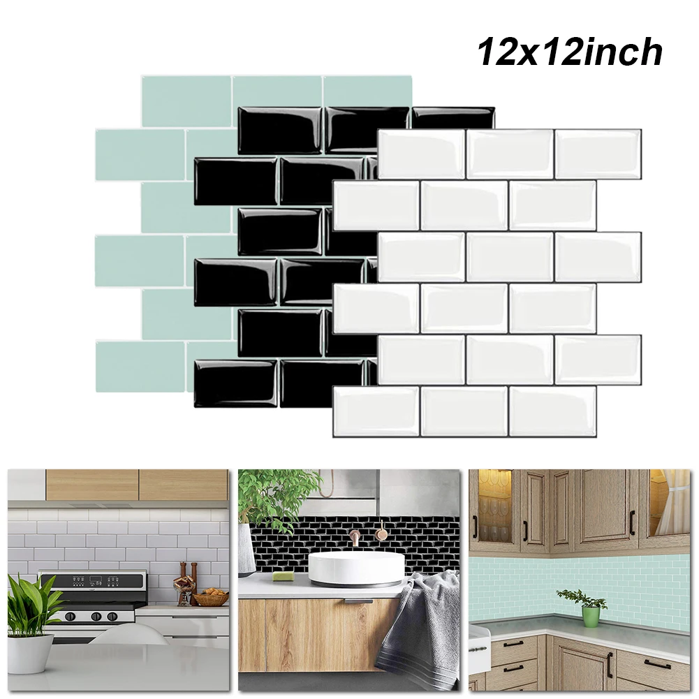 3D Tile Brick Mosaic Wallpaper Sticker Self Adhesive Kitchen Bathroom Decor Peel And Stick Tile For Kitchen Backsplash Dropship
3D Tile Brick Mosaic Wallpaper Sticker Self Adhesive Kitchen Bathroom Decor Peel And Stick Tile For Kitchen Backsplash Dropship