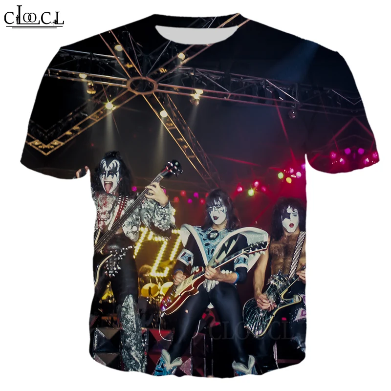 Футболка HX Мужская/женская с 3D-принтом группы KISS Band, модная уличная одежда в стиле Харадзюку, топ для пар, лето
Футболка HX Мужская/женская с 3D-принтом группы KISS Band, модная уличная одежда в стиле Харадзюку, топ для пар, лето