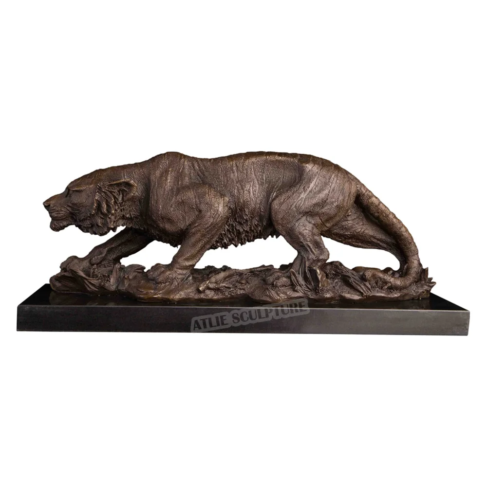 Bronze Tiger Statue Wild Animal Tigress Sculpture Chinese Zodiac Wildlife Art Business Gift Office Decor Large
Bronze Tiger Statue Wild Animal Tigress Sculpture Chinese Zodiac Wildlife Art Business Gift Office Decor Large