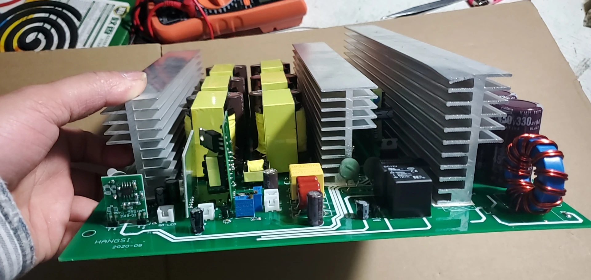 5000W Pure sine wave inverter motherboard finished board kit 24V 48V 60V 72V input, 5000W continuous output 
5000W Pure sine wave inverter motherboard finished board kit 24V 48V 60V 72V input, 5000W continuous output