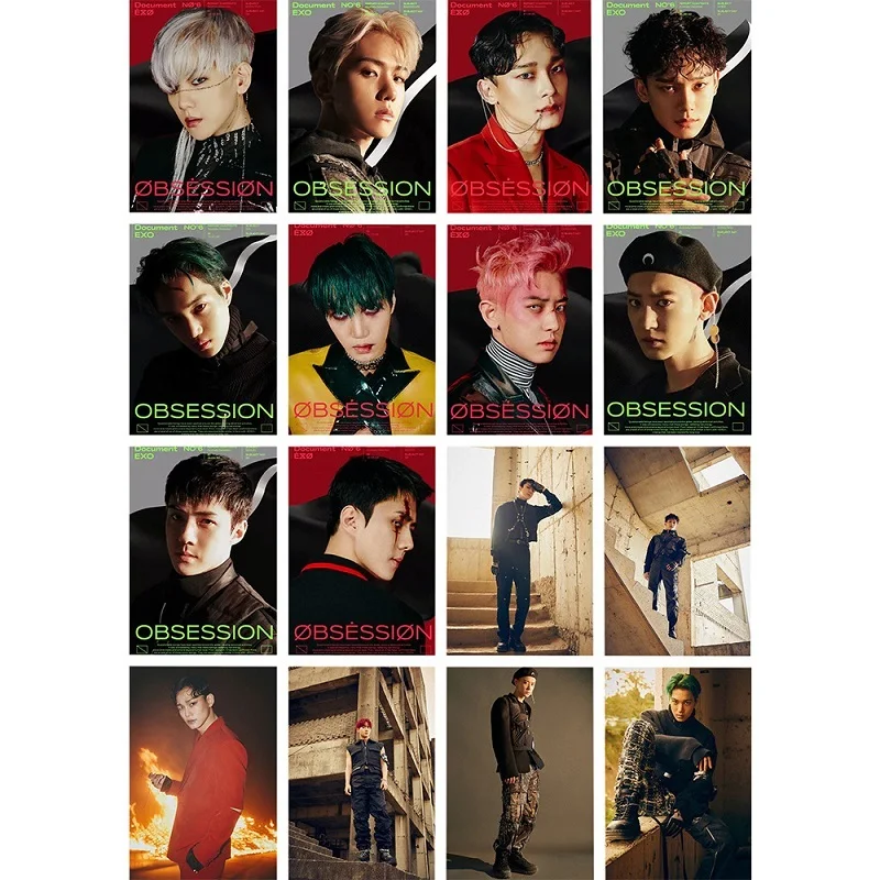 KPOP EXO's New Album OBSESSION Peripheral Small Card LOMO Card Random Card X-EXO Park Chanyeol CHEN SUHO Card On Sale
KPOP EXO's New Album OBSESSION Peripheral Small Card LOMO Card Random Card X-EXO Park Chanyeol CHEN SUHO Card On Sale