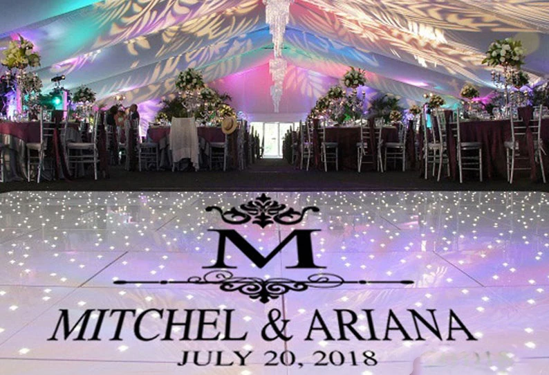 Dance Floor wall sticker Wedding Day Bride Groom Names Last Name Initial Vinyl Lettering medium Large Decal home decor HY145
Dance Floor wall sticker Wedding Day Bride Groom Names Last Name Initial Vinyl Lettering medium Large Decal home decor HY145