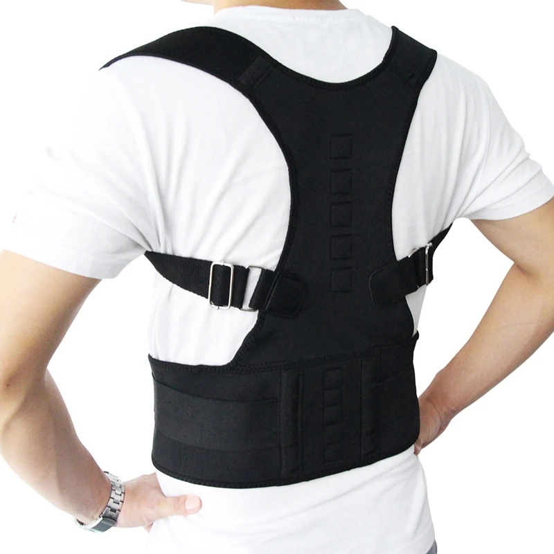 Magnetic Therapy Posture Corrector Shoulder Back Support Belt For Men Women Size XL
Magnetic Therapy Posture Corrector Shoulder Back Support Belt For Men Women Size XL