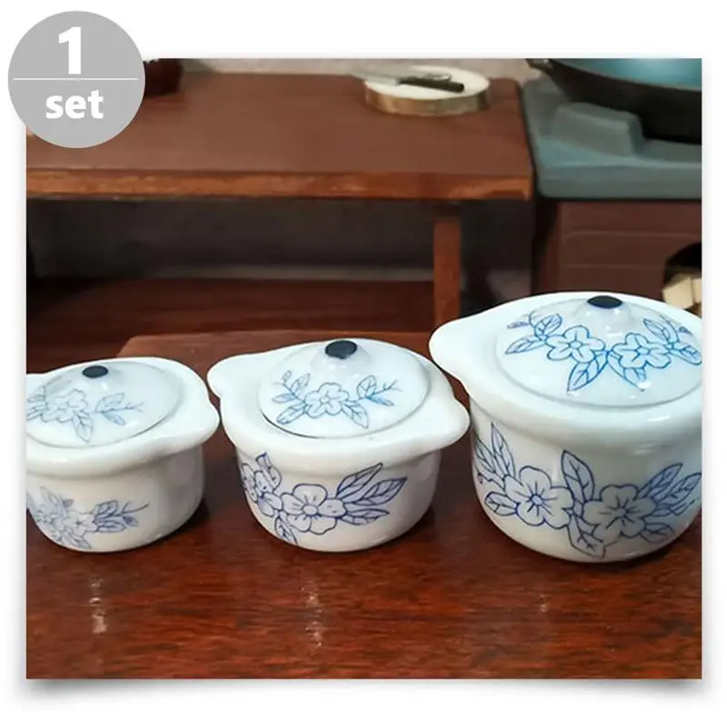 1 Set Mini Ceramic Soup Bowl Kid Kitchenware Plaything Miniature Decoration
1 Set Mini Ceramic Soup Bowl Kid Kitchenware Plaything Miniature Decoration