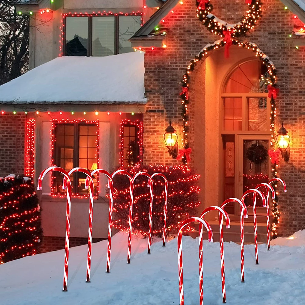 53cm Christmas Solar Cane Light Outdoor Snow Scene Street Light Home Decoration Christmas Candy Light Christmas Street Light
53cm Christmas Solar Cane Light Outdoor Snow Scene Street Light Home Decoration Christmas Candy Light Christmas Street Light