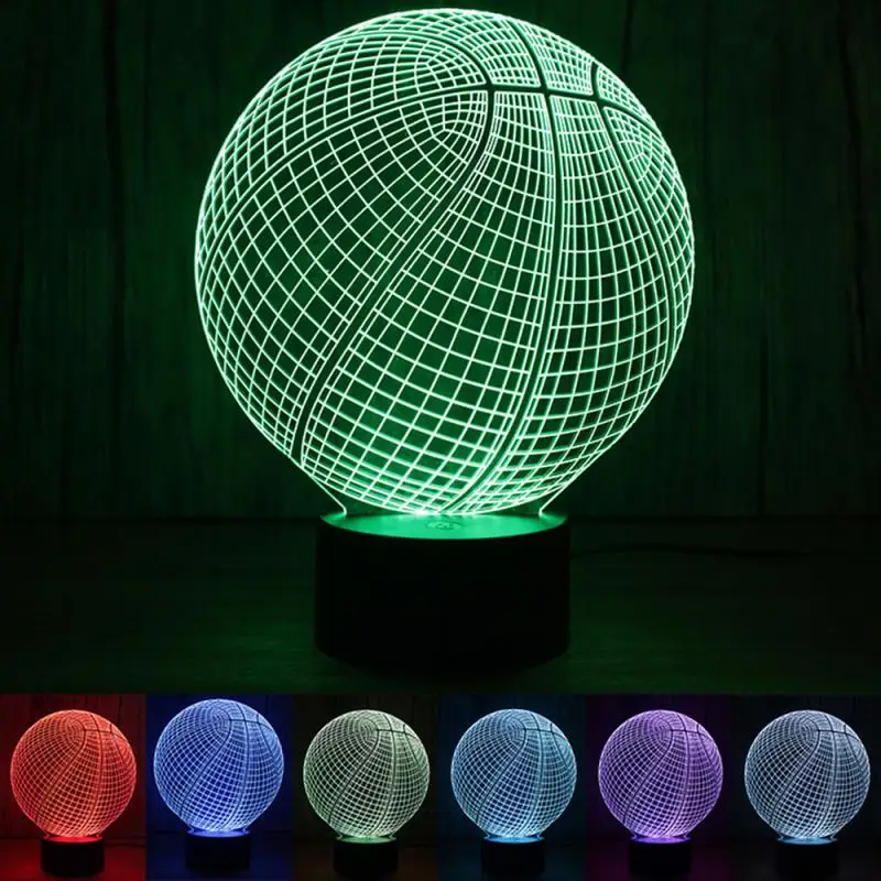 Night Light 3D Basketball Colorful Night Light 1.5W Energy Saving For Child Home Bedroom Basketball Sports Souvenir Night Lamp
Night Light 3D Basketball Colorful Night Light 1.5W Energy Saving For Child Home Bedroom Basketball Sports Souvenir Night Lamp