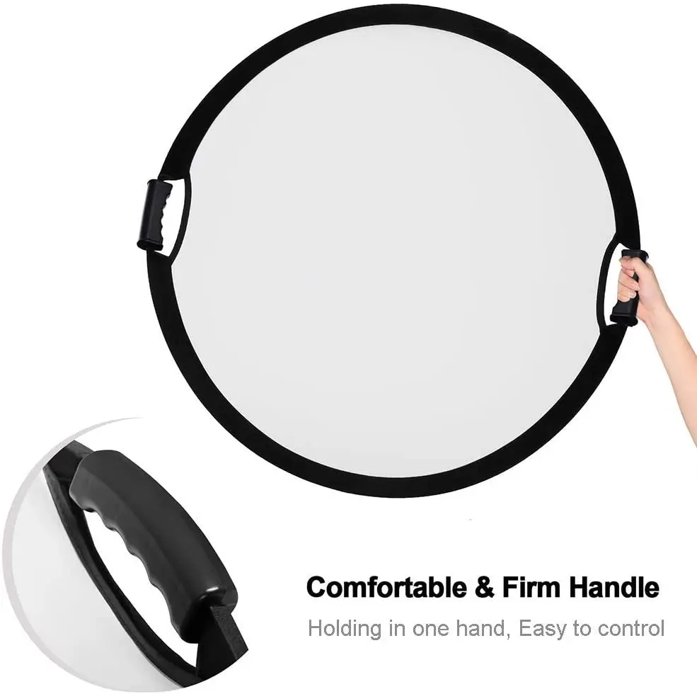 Lightdow 32 Inch 80CM 5 in 1 Round Portable Collapsible Multi Disc Light Photographic Lighting Reflector with Handle Bar
Lightdow 32 Inch 80CM 5 in 1 Round Portable Collapsible Multi Disc Light Photographic Lighting Reflector with Handle Bar