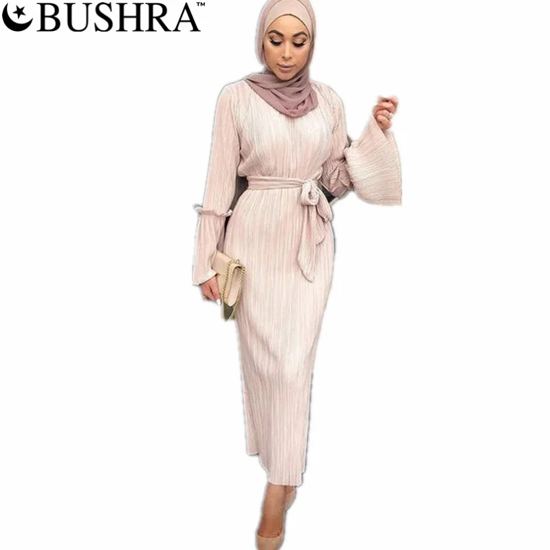 Bushra Muslim Abayas With Belt Dress Gradient Rainbow Printed Pleated Stretch Muslim Abayas Dubai Islamic Thin Hijabs
Bushra Muslim Abayas With Belt Dress Gradient Rainbow Printed Pleated Stretch Muslim Abayas Dubai Islamic Thin Hijabs