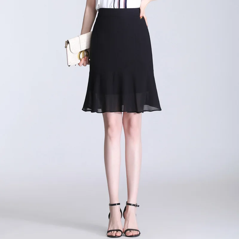 Chiffon Fishtail Short Skirts Female Summer 2021 New High Waist A-line Sexy Mini Skirt Above Knee for Young Women BSQ449
Chiffon Fishtail Short Skirts Female Summer 2021 New High Waist A-line Sexy Mini Skirt Above Knee for Young Women BSQ449