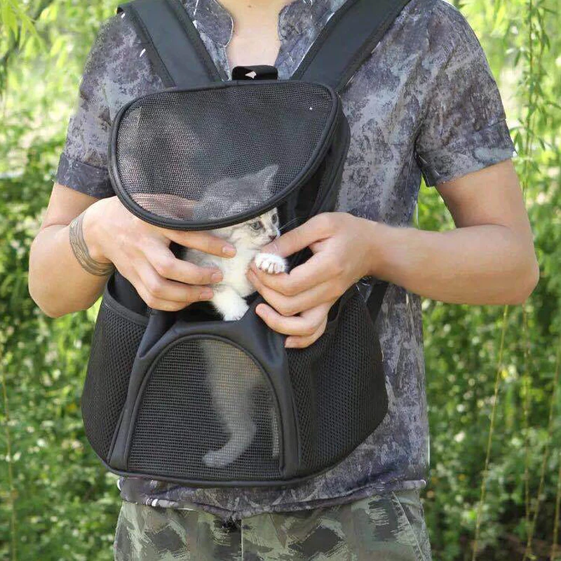 Portable Pet Carrier Bag Breathable Mesh Double Shoulder Front Backpack For Puppy Cats Foldable Outdoor Backpack Pets Supplies
Portable Pet Carrier Bag Breathable Mesh Double Shoulder Front Backpack For Puppy Cats Foldable Outdoor Backpack Pets Supplies