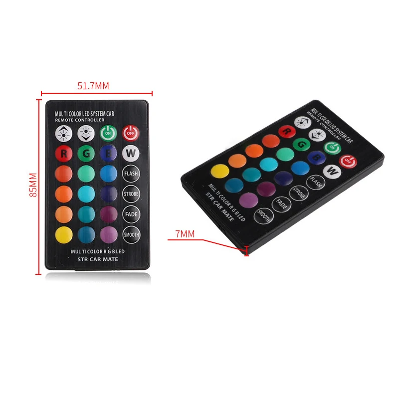 2x T10 W5W LED Car Side Lights LED RGB 194 168 501 Strobe Led Lamp Reading Lights With Remote Control White Red Amber 12V
2x T10 W5W LED Car Side Lights LED RGB 194 168 501 Strobe Led Lamp Reading Lights With Remote Control White Red Amber 12V