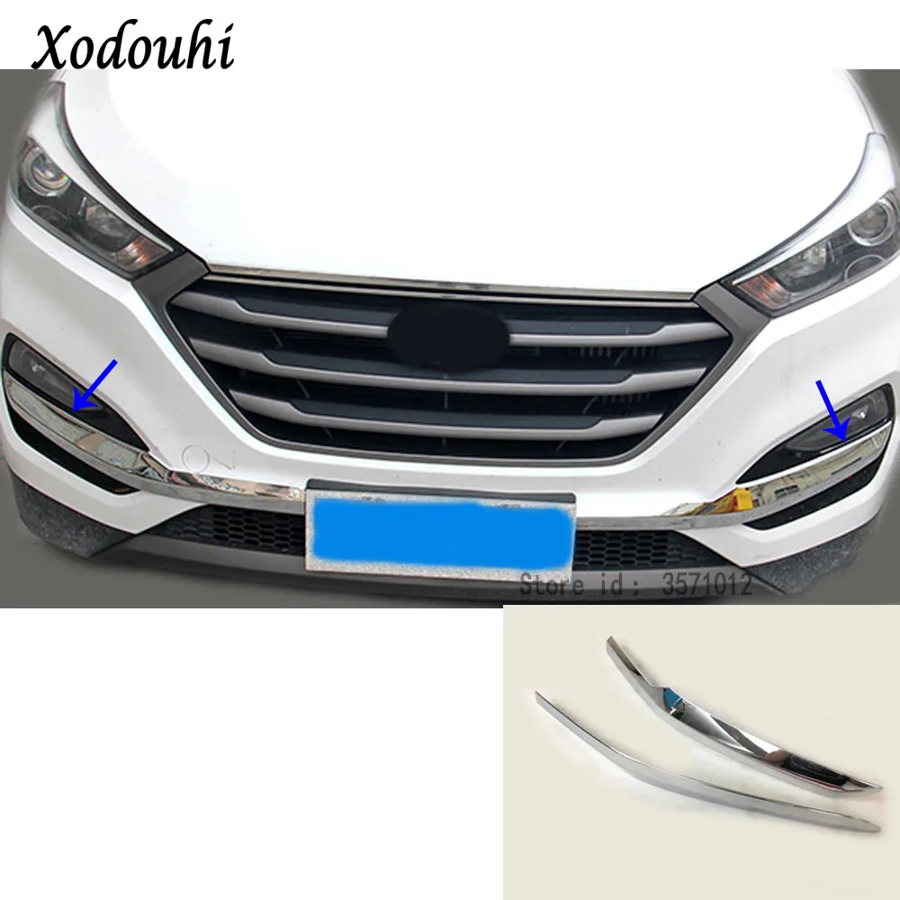 For Hyundai Tucson 2015 2016 2017 2018 Car Body Front Fog Light Lamp Detector Frame Stick Styling ABS Chrome Cover Trim Parts
For Hyundai Tucson 2015 2016 2017 2018 Car Body Front Fog Light Lamp Detector Frame Stick Styling ABS Chrome Cover Trim Parts