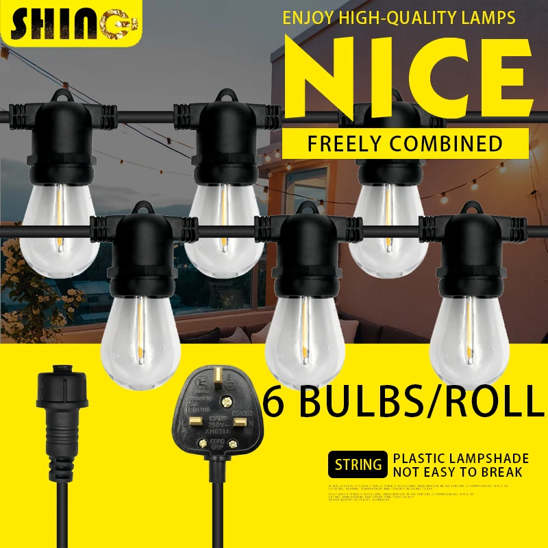 Ip65 Commercial Grade Extendable Led Party Lights Outdoor S14 Led String Light For Patio Garden Holiday Wedding Lights Christmas
Ip65 Commercial Grade Extendable Led Party Lights Outdoor S14 Led String Light For Patio Garden Holiday Wedding Lights Christmas