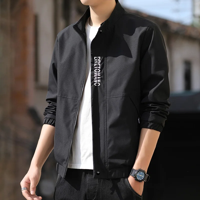 Casual Jacket for Men Style Overcoat Fashion Black Spring Autumn Jacket Streetwear Harajuku Casaco Masculino Jackets BG50JK
Casual Jacket for Men Style Overcoat Fashion Black Spring Autumn Jacket Streetwear Harajuku Casaco Masculino Jackets BG50JK
