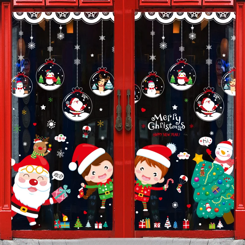 Father Christmas Window Stickers DIY Snowflake Ornaments Wall Decals for Living Room Glass Festival Decoration
Father Christmas Window Stickers DIY Snowflake Ornaments Wall Decals for Living Room Glass Festival Decoration