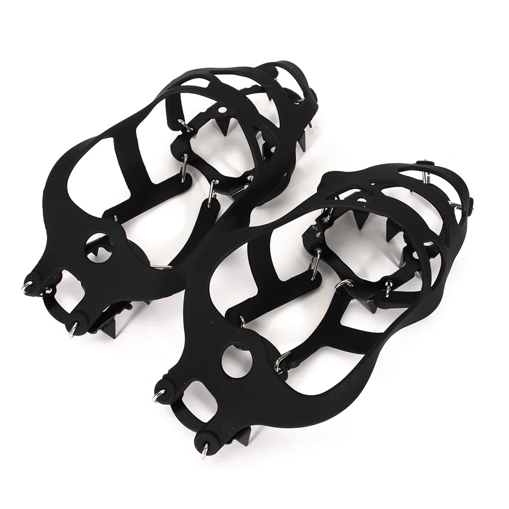 1 Pair 18 Teeth Ice Snow Crampons Climbing Gripper Shoe Covers Spike Cleats Snow Anti-skid Shoe Cover Crampons
1 Pair 18 Teeth Ice Snow Crampons Climbing Gripper Shoe Covers Spike Cleats Snow Anti-skid Shoe Cover Crampons