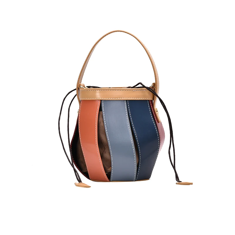 Splice Mini PU Leather Bucket Bags For Women 2020 Luxury Crossbody Shoulder Handbags Lady Simple Travel Tote Bag#21
Splice Mini PU Leather Bucket Bags For Women 2020 Luxury Crossbody Shoulder Handbags Lady Simple Travel Tote Bag#21