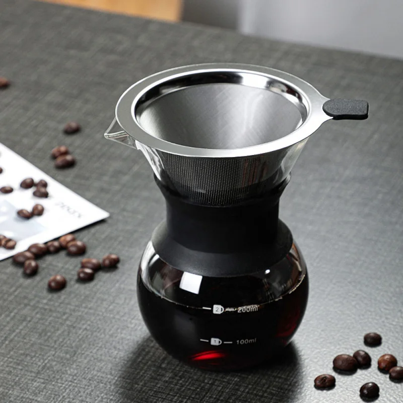 200/400ML Coffee Pot With Stainless Steel Filter High-Temperature Resistant Glass Anti-Scald Coffee Maker Coffee Brewer Hot Sale
200/400ML Coffee Pot With Stainless Steel Filter High-Temperature Resistant Glass Anti-Scald Coffee Maker Coffee Brewer Hot Sale