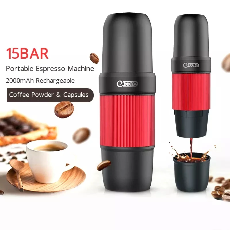 15bar Electric Portable Espresso Coffee Machine Travel Coffee Maker 2000mAh Chargeable Outdoor Capsule Espresso Coffee Maker
15bar Electric Portable Espresso Coffee Machine Travel Coffee Maker 2000mAh Chargeable Outdoor Capsule Espresso Coffee Maker