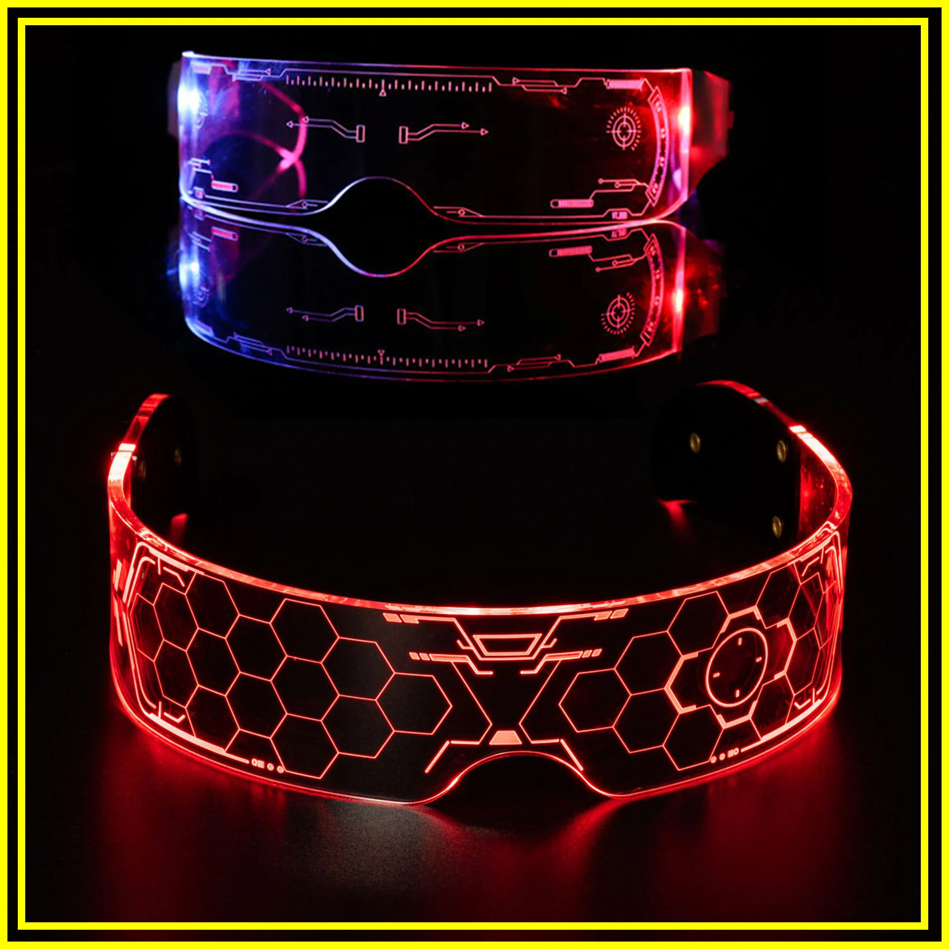 Colorful Luminous Glasses For Music Festival Bar KTV Valentine's Day Party Decoration LED Honeycomb Glasses Festival Performance
Colorful Luminous Glasses For Music Festival Bar KTV Valentine's Day Party Decoration LED Honeycomb Glasses Festival Performance