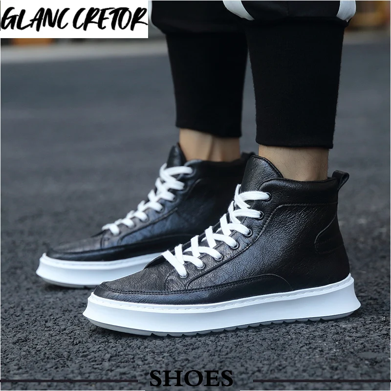 Men Shoes Leather High Quality Soft Shoes Lightweight High Top Fashion Sneakers men shoes zapatos de hombre
Men Shoes Leather High Quality Soft Shoes Lightweight High Top Fashion Sneakers men shoes zapatos de hombre