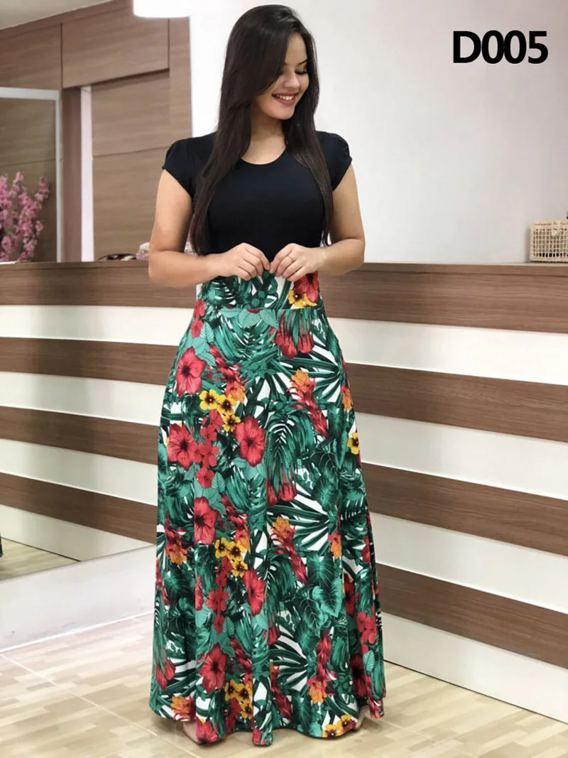 Plus Size Women's Summer Print Stitching Flower Long Banquet Dress 2021 Bodycon Dress Elegant Sexy Woman Super Long Dress
Plus Size Women's Summer Print Stitching Flower Long Banquet Dress 2021 Bodycon Dress Elegant Sexy Woman Super Long Dress