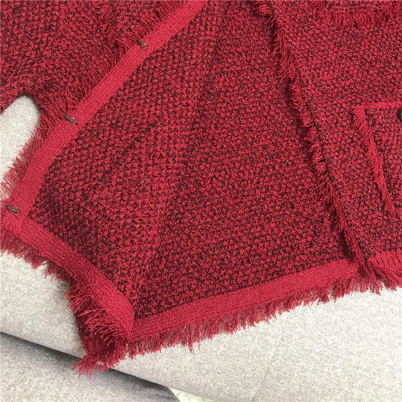 Luxury Designer Brand Knitted Sweater for Women O Neck Tassel Pocket Loose Red Knitted Cardigans Clothes
Luxury Designer Brand Knitted Sweater for Women O Neck Tassel Pocket Loose Red Knitted Cardigans Clothes