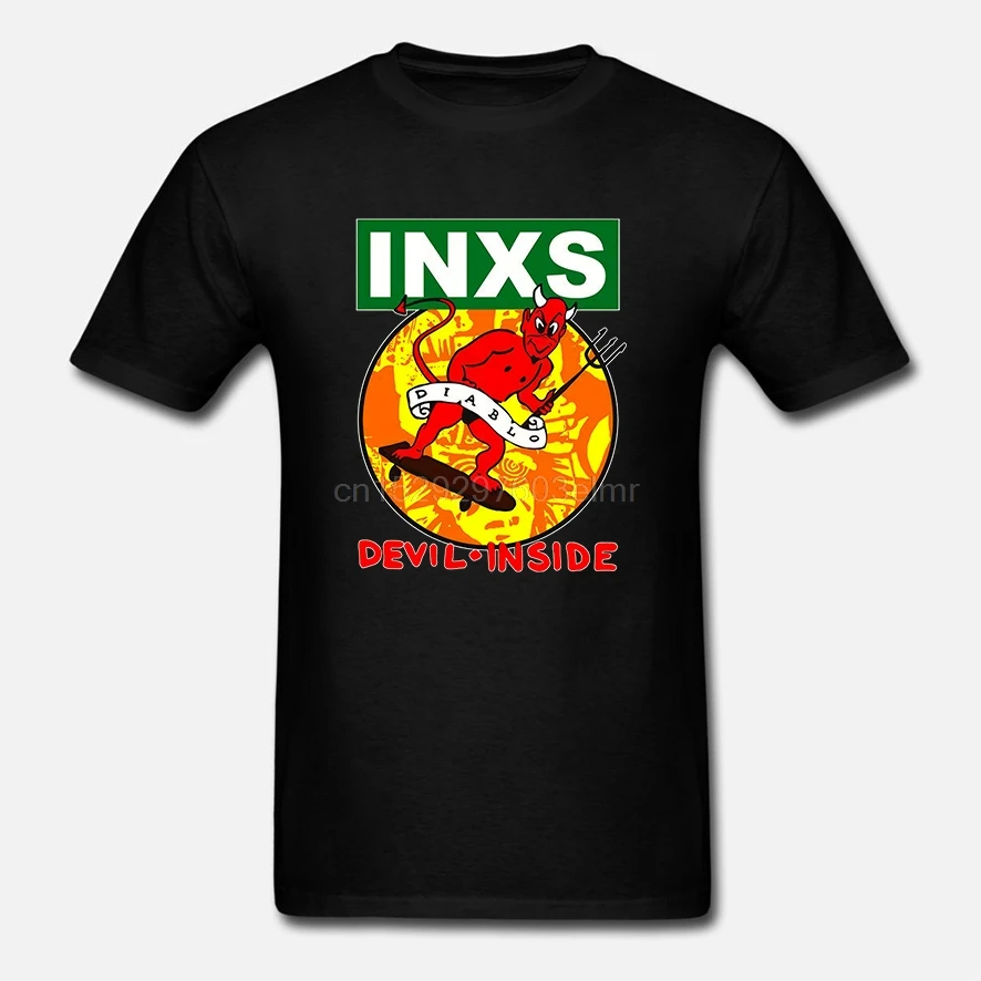 Лидер продаж винтажная рубашка INXS Devil Inside US Tour 1988 топ с перепечаткой новая